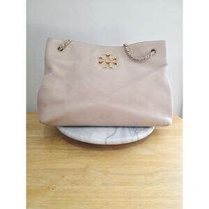 Tory Burtch Britten Pink Leather Convertible Shoulder/Crossbody Bag